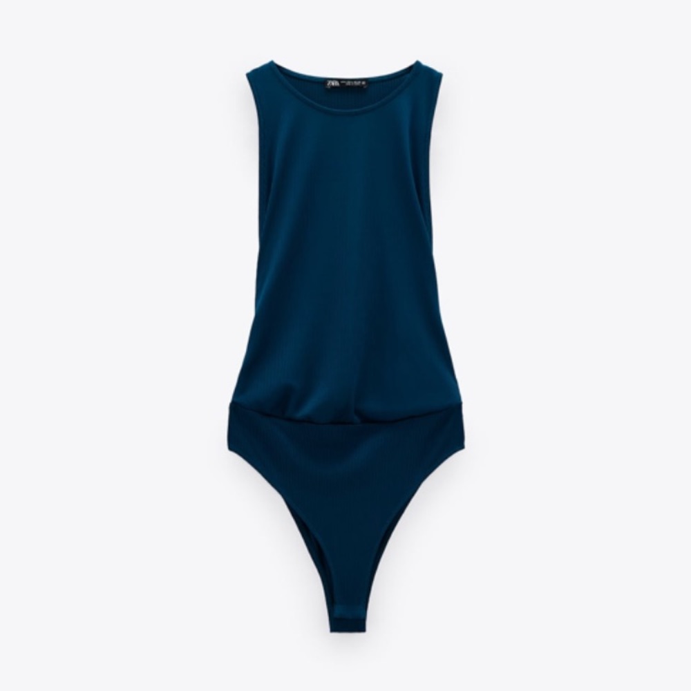 NWT Zara • Halter Neck Bodysuit